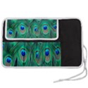 Peacock Feathers, Bonito, Bird, Blue, Colorful, Feathers Pen Storage Case (L) View2