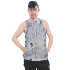 White Feathers, Animal, Bird, Feather, Peacock Men s Sleeveless Hoodie by nateshop