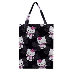 Hello Kitty, Pattern, Supreme Classic Tote Bag by nateshop