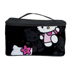 Hello Kitty, Pattern, Supreme Cosmetic Storage Case by nateshop