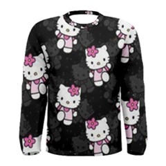 Hello Kitty, Pattern, Supreme Men s Long Sleeve T-shirt by nateshop