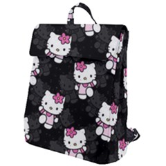 Hello Kitty, Pattern, Supreme Flap Top Backpack by nateshop