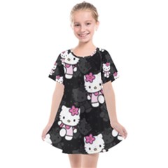 Hello Kitty, Pattern, Supreme Kids  Smock Dress by nateshop