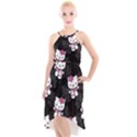 Hello Kitty, Pattern, Supreme High-Low Halter Chiffon Dress  View1