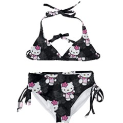 Hello Kitty, Pattern, Supreme Kids  Classic Bikini Set by nateshop