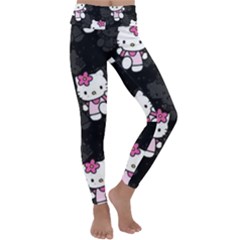 Hello Kitty, Pattern, Supreme Kids  Lightweight Velour Classic Yoga Leggings by nateshop