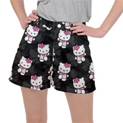 Hello Kitty, Pattern, Supreme Women s Ripstop Shorts by nateshop