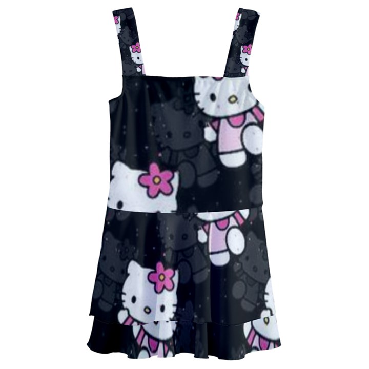 Hello Kitty, Pattern, Supreme Kids  Layered Skirt Swimsuit