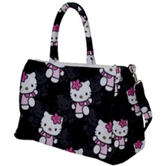 Hello Kitty, Pattern, Supreme Duffel Travel Bag by nateshop