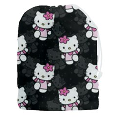 Hello Kitty, Pattern, Supreme Drawstring Pouch (3xl) by nateshop