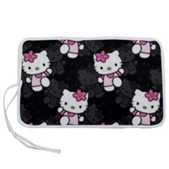 Hello Kitty, Pattern, Supreme Pen Storage Case (s) by nateshop