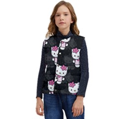 Hello Kitty, Pattern, Supreme Kid s Button Up Puffer Vest	