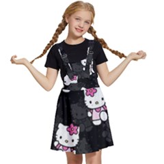 Hello Kitty, Pattern, Supreme Kids  Apron Dress by nateshop