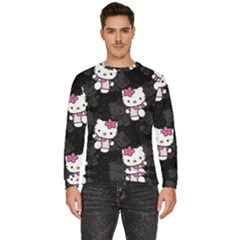 Hello Kitty, Pattern, Supreme Men s Fleece Sweatshirt by nateshop