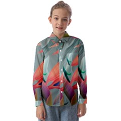 Beauty, Flowers, Green, Huawei Mate Kids  Long Sleeve Shirt by nateshop