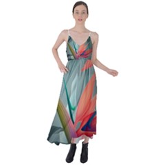 Beauty, Flowers, Green, Huawei Mate Tie Back Maxi Dress by nateshop