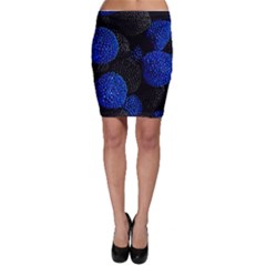 Berry, One,berry Blue Black Bodycon Skirt by nateshop