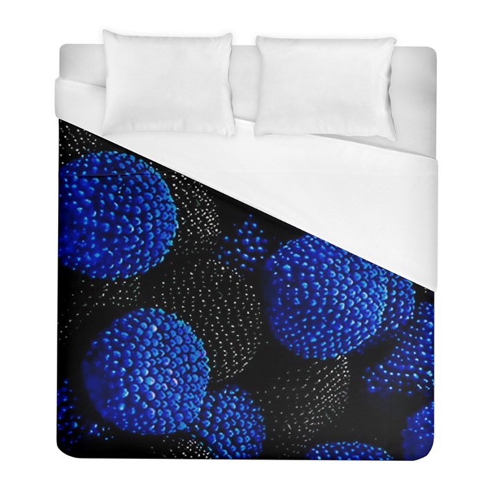 Berry, One,berry Blue Black Duvet Cover (Full/ Double Size)