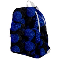 Berry, One,berry Blue Black Top Flap Backpack by nateshop