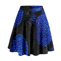 Berry, One,berry Blue Black High Waist Skirt by nateshop