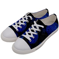 Berry, One,berry Blue Black Women s Low Top Canvas Sneakers by nateshop