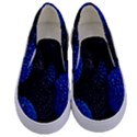 Berry, One,berry Blue Black Kids  Canvas Slip Ons View1