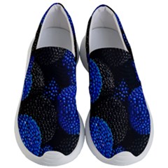 Berry, One,berry Blue Black Women s Lightweight Slip Ons by nateshop