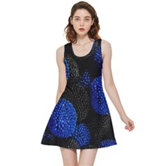 Berry, One,berry Blue Black Inside Out Reversible Sleeveless Dress by nateshop