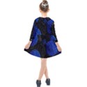 Berry, One,berry Blue Black Kids  Quarter Sleeve Shirt Dress View2