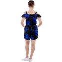 Berry, One,berry Blue Black Ruffle Cut Out Chiffon Playsuit View2