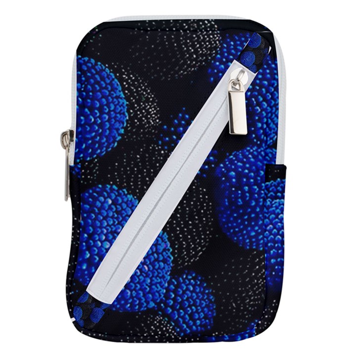 Berry, One,berry Blue Black Belt Pouch Bag (Small)