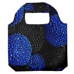 Berry, One,berry Blue Black Premium Foldable Grocery Recycle Bag by nateshop