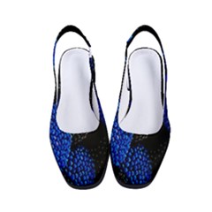 Berry, One,berry Blue Black Women s Classic Slingback Heels by nateshop