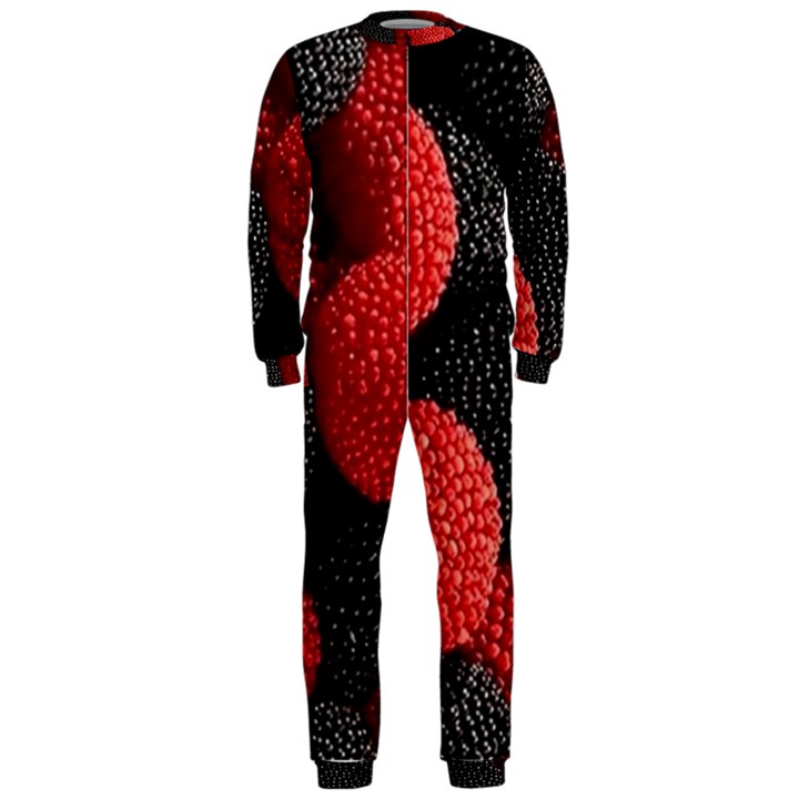 Berry,curved, Edge, OnePiece Jumpsuit (Men)