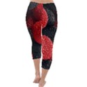 Berry,curved, Edge, Capri Winter Leggings  View4