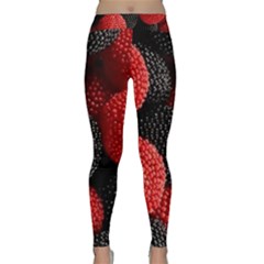 Berry,curved, Edge, Classic Yoga Leggings by nateshop