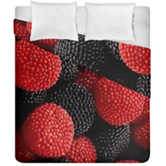 Berry,curved, Edge, Duvet Cover Double Side (california King Size) by nateshop