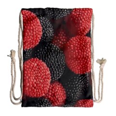 Berry,curved, Edge, Drawstring Bag (large) by nateshop