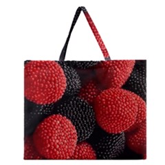 Berry,curved, Edge, Zipper Large Tote Bag by nateshop