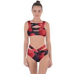 Berry,curved, Edge, Bandaged Up Bikini Set  by nateshop