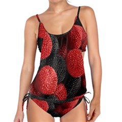 Berry,curved, Edge, Tankini Set by nateshop