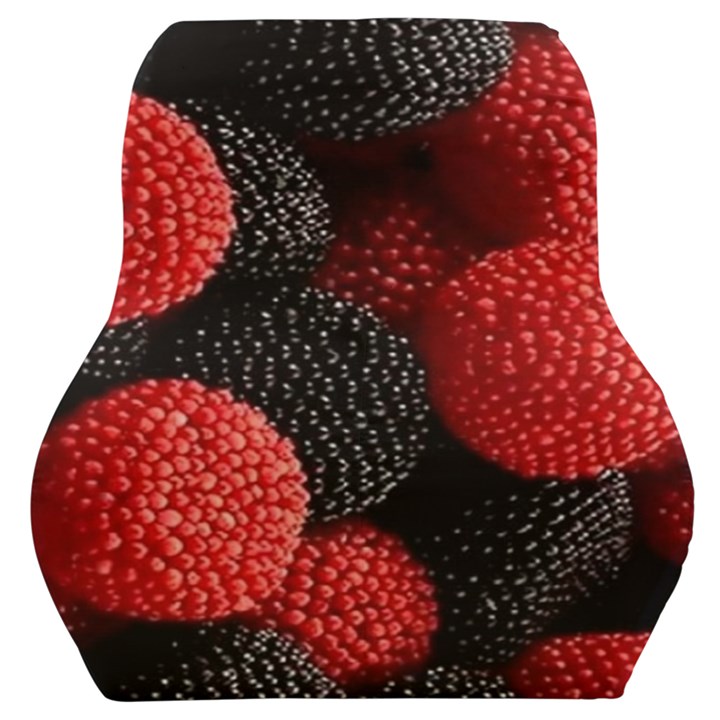 Berry,curved, Edge, Car Seat Back Cushion 