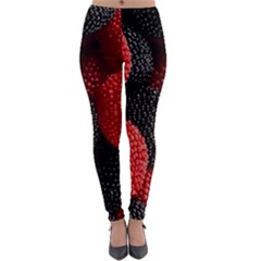 Berry,curved, Edge, Lightweight Velour Leggings by nateshop