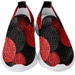 Berry,curved, Edge, Kids  Slip On Sneakers by nateshop