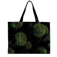 Berry,note, Green, Raspberries Zipper Mini Tote Bag by nateshop