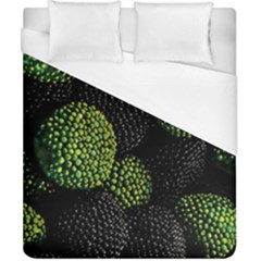 Berry,note, Green, Raspberries Duvet Cover (california King Size) by nateshop