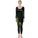 Berry,note, Green, Raspberries Long Sleeve Catsuit View1