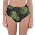 Berry,note, Green, Raspberries Reversible High-Waist Bikini Bottoms View3