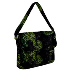 Berry,note, Green, Raspberries Buckle Messenger Bag by nateshop