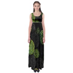 Berry,note, Green, Raspberries Empire Waist Maxi Dress by nateshop